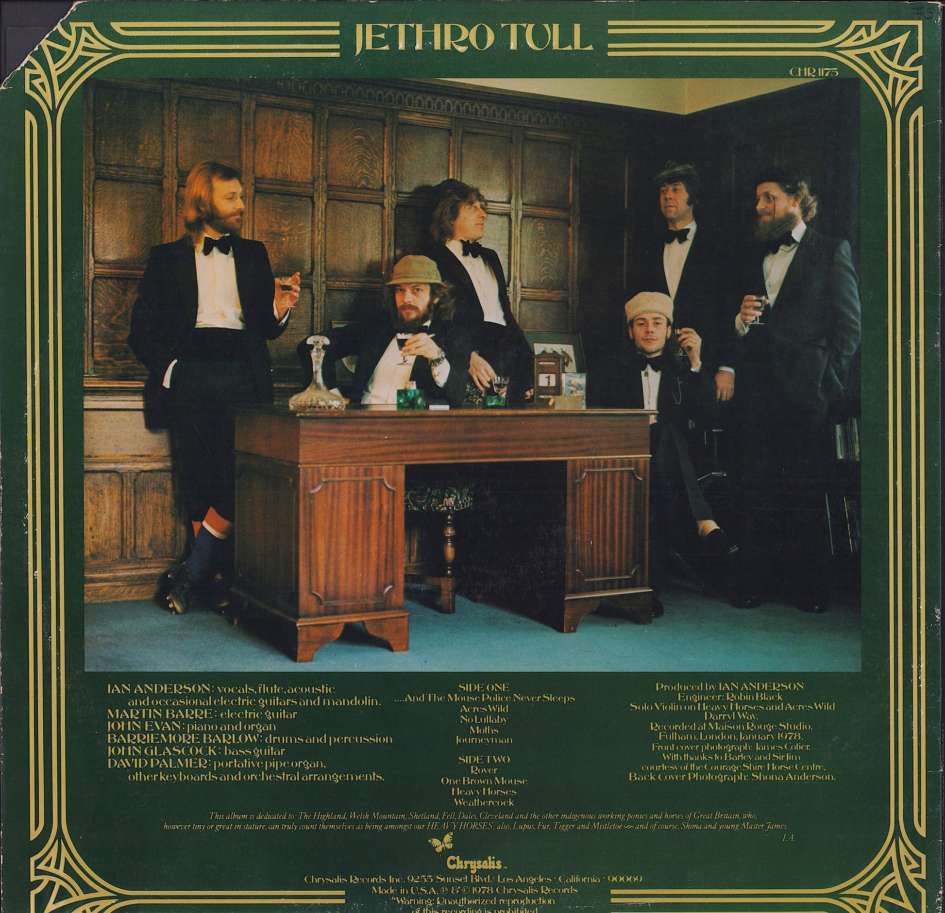 Jethro Tull - Heavy Horses Vinyl LP