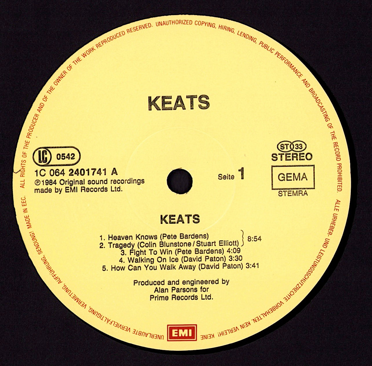 Keats - Keats (Vinyl LP)