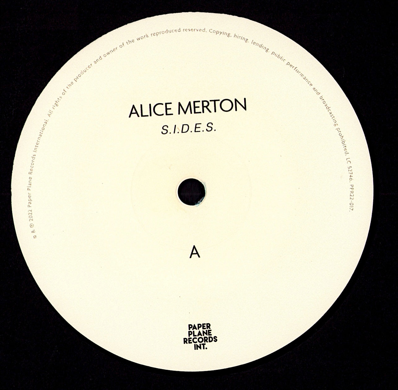 Alice Merton – S.I.D.E.S. Teal Vinyl LP, Original, 2022