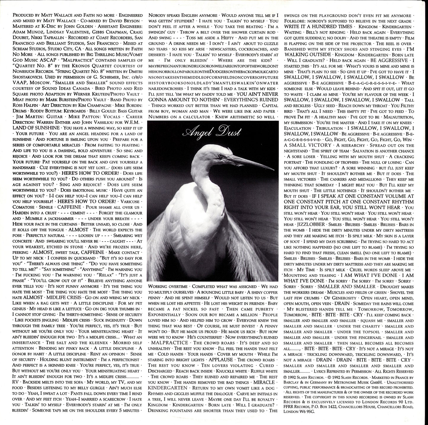 Faith No More – Angel Dust (Vinyl LP)