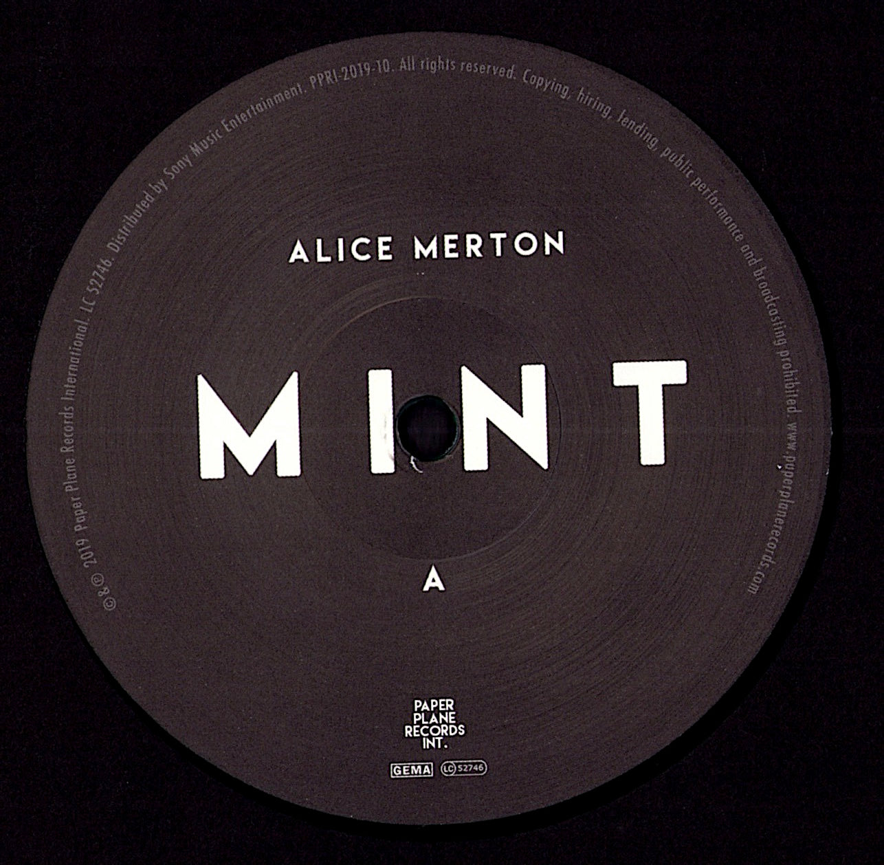 Alice Merton – Mint Green Vinyl LP, EU Original, 2019
