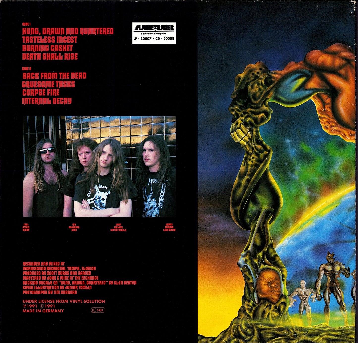 Cancer - Death Shall Rise Vinyl LP