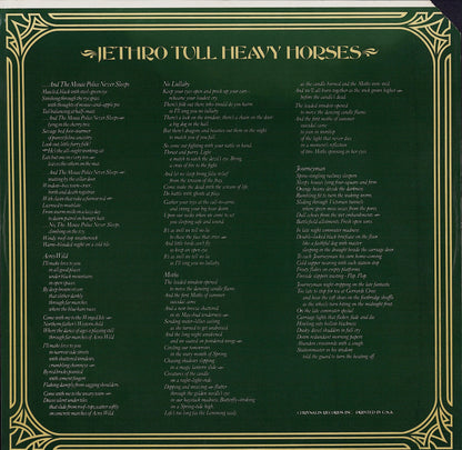 Jethro Tull - Heavy Horses Vinyl LP