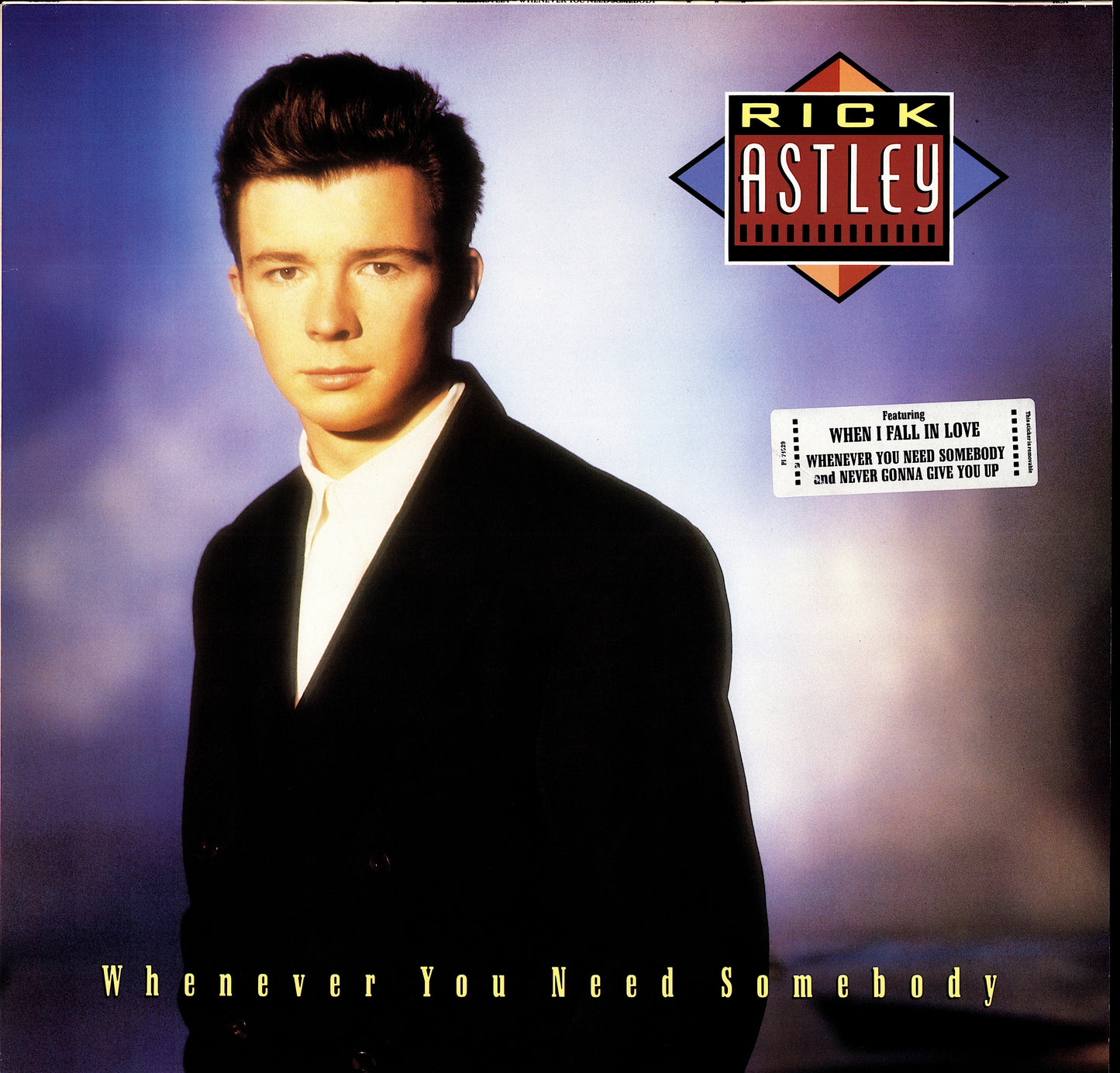 Rick Astley – Whenever You Need Somebody (Vinyl LP | EU Original | 1987)