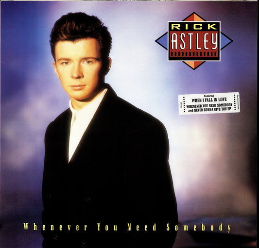 Rick Astley – Whenever You Need Somebody (Vinyl LP | EU Original | 1987)