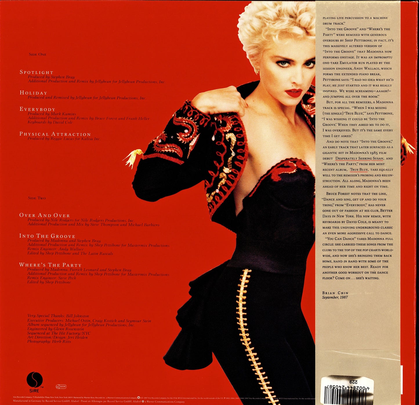 Madonna - You can Dance Vinyl LP Kopie