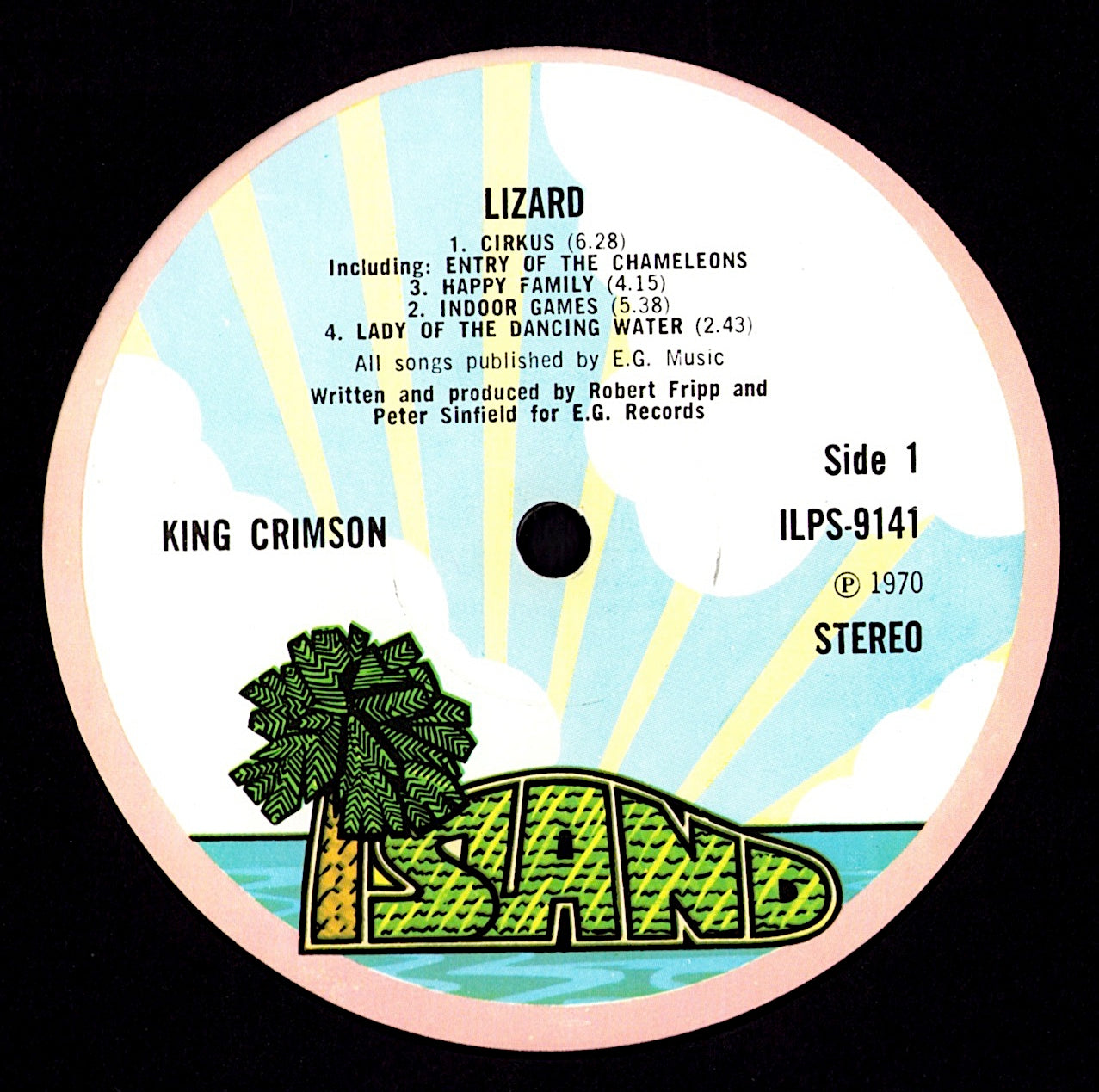 King Crimson ‎- Lizard Vinyl LP Kopie