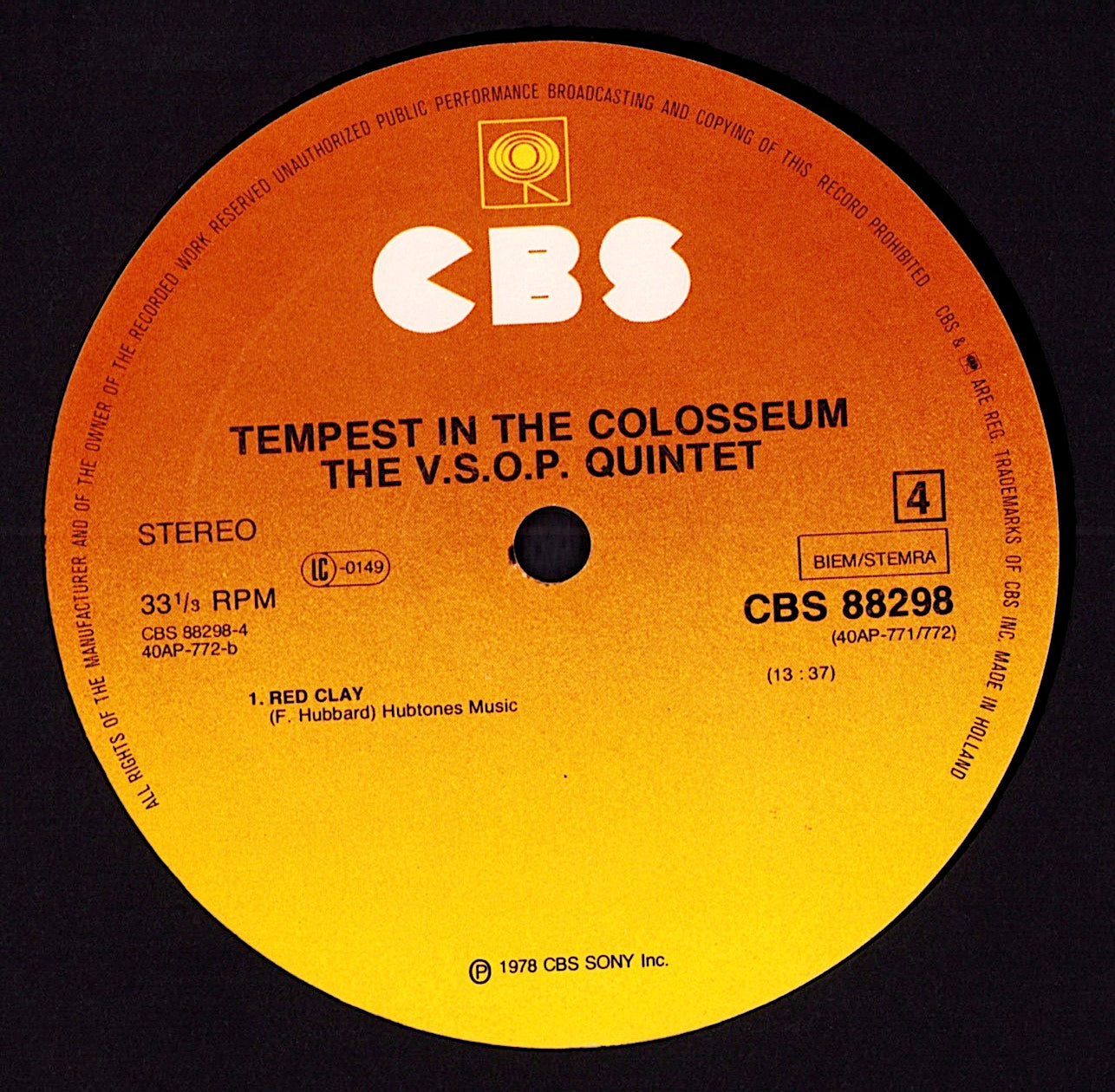 The V.S.O.P. Quintet – Tempest In The Colosseum (Vinyl 2LP | EU Original | 1978)