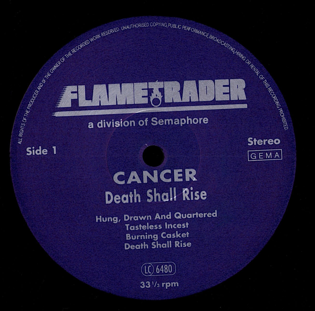 Cancer - Death Shall Rise Vinyl LP