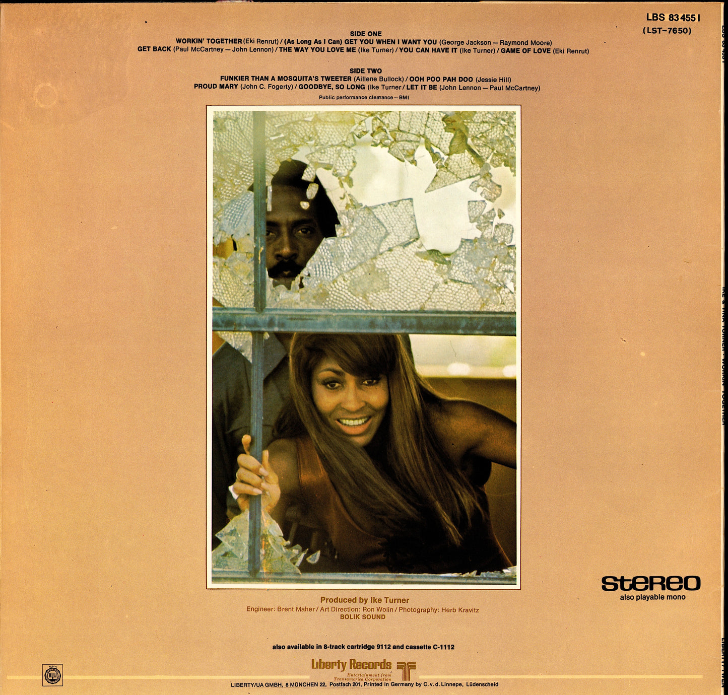 Ike & Tina Turner – Feel Good Vinyl LP, Compilation, DE Original, 1972 Kopie