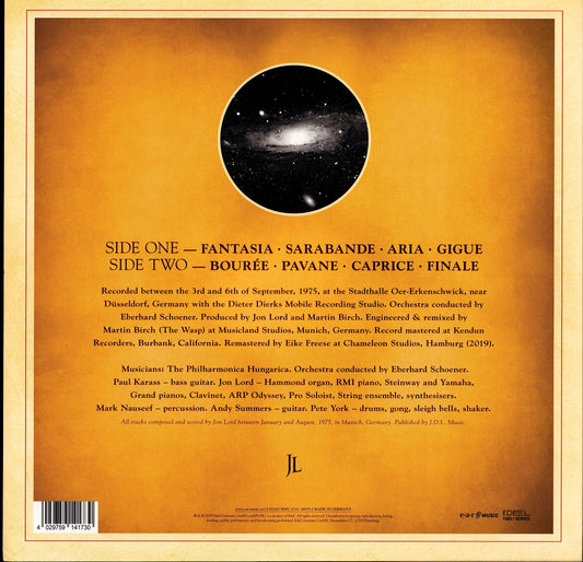 Jon Lord ‎- Sarabande Vinyl LP