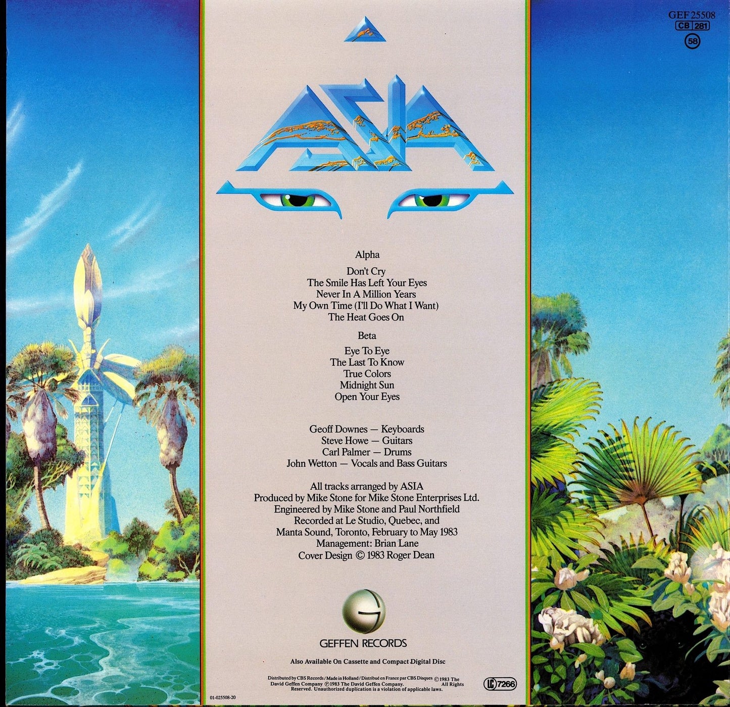 Asia - Asia Vinyl LP Kopie