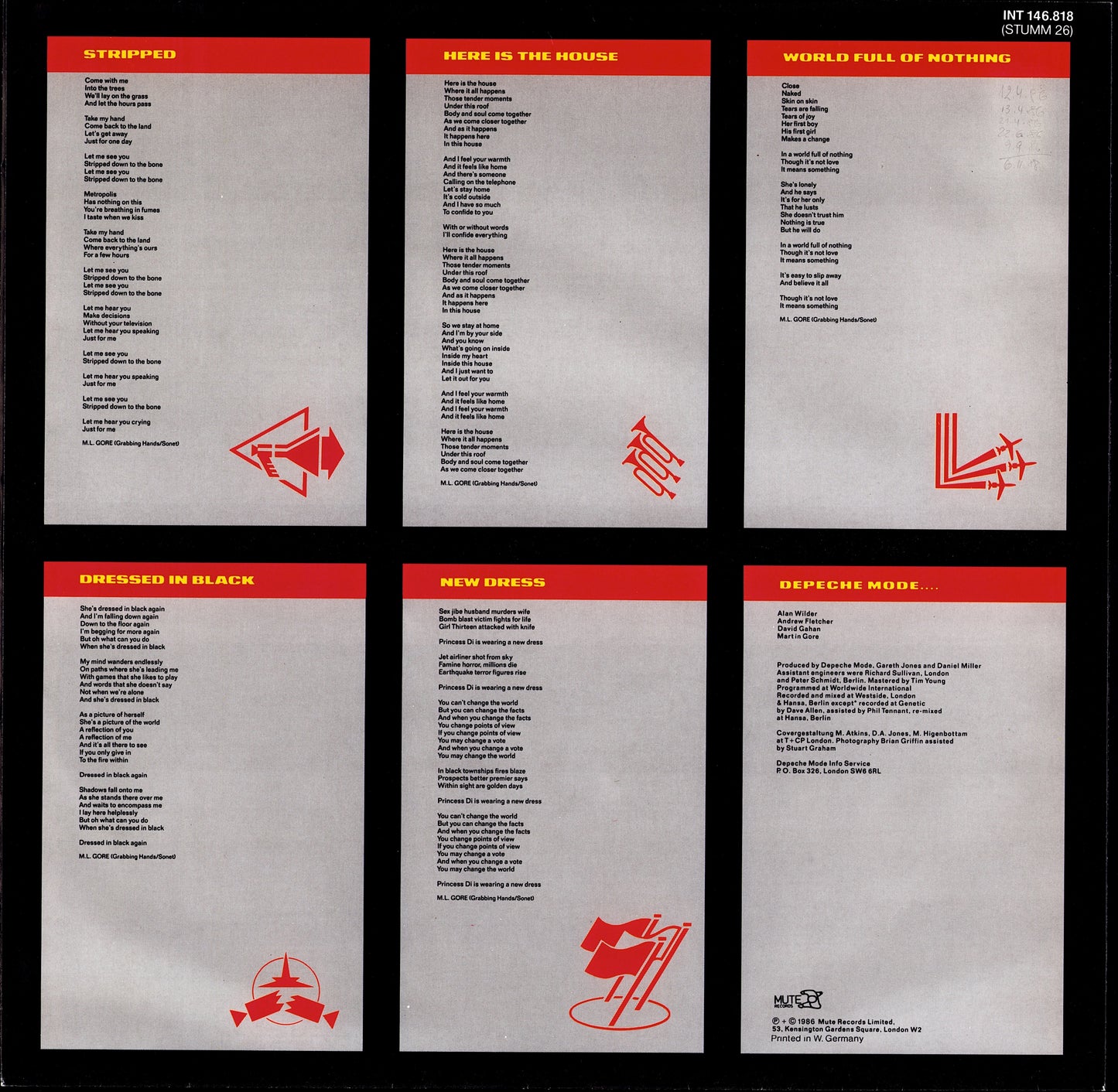 Depeche Mode - Black Celebration (Grey Vinyl LP)