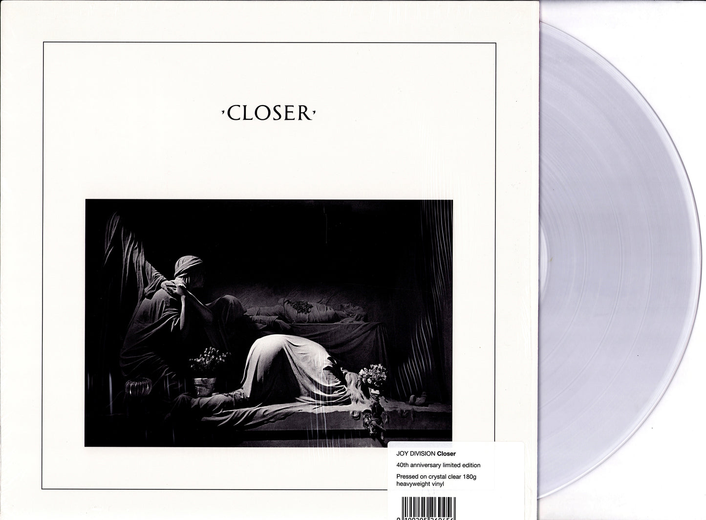 Joy Division – Closer Crystal Clear Vinyl LP | EU Reissue | 180g | 40th Anniversary | 2020