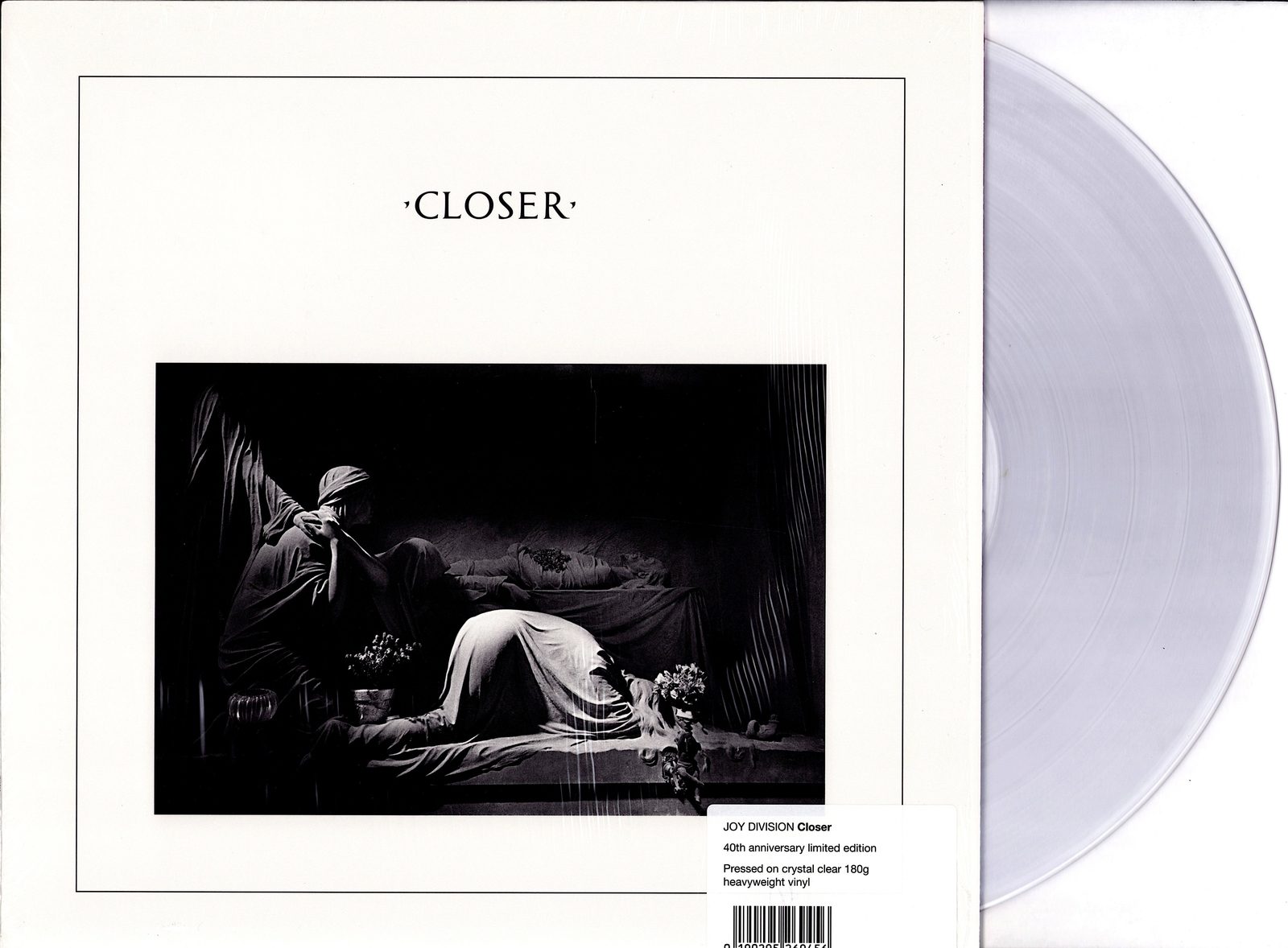 Joy Division – Closer Crystal Clear Vinyl LP | EU Reissue | 180g | 40th Anniversary | 2020