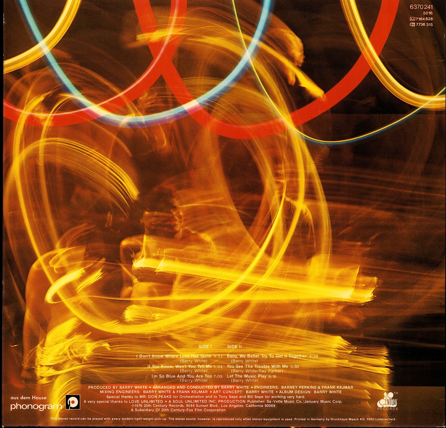 Barry White – Can't Get Enough Vinyl LP Club Edition Kopie