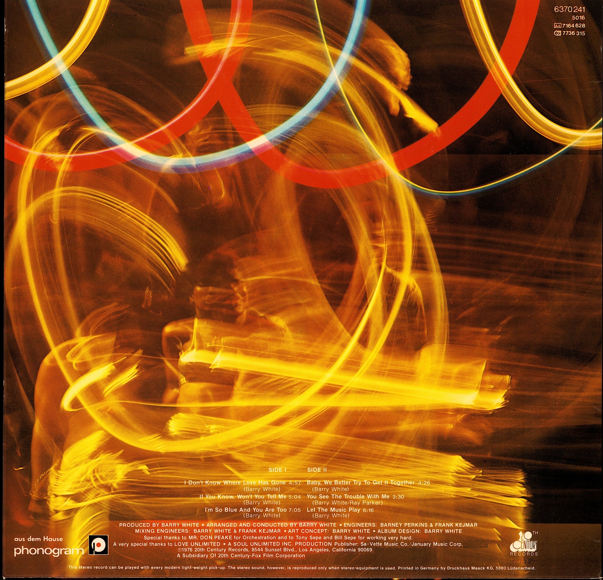 Barry White – Can't Get Enough Vinyl LP Club Edition Kopie