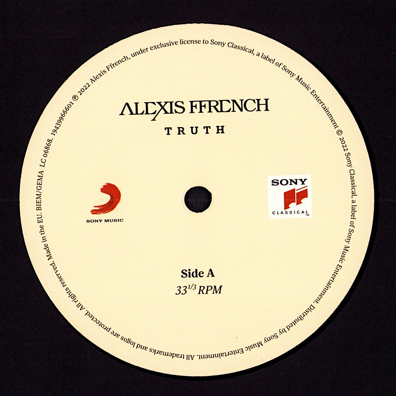 Alexis Ffrench – Truth Vinyl LP