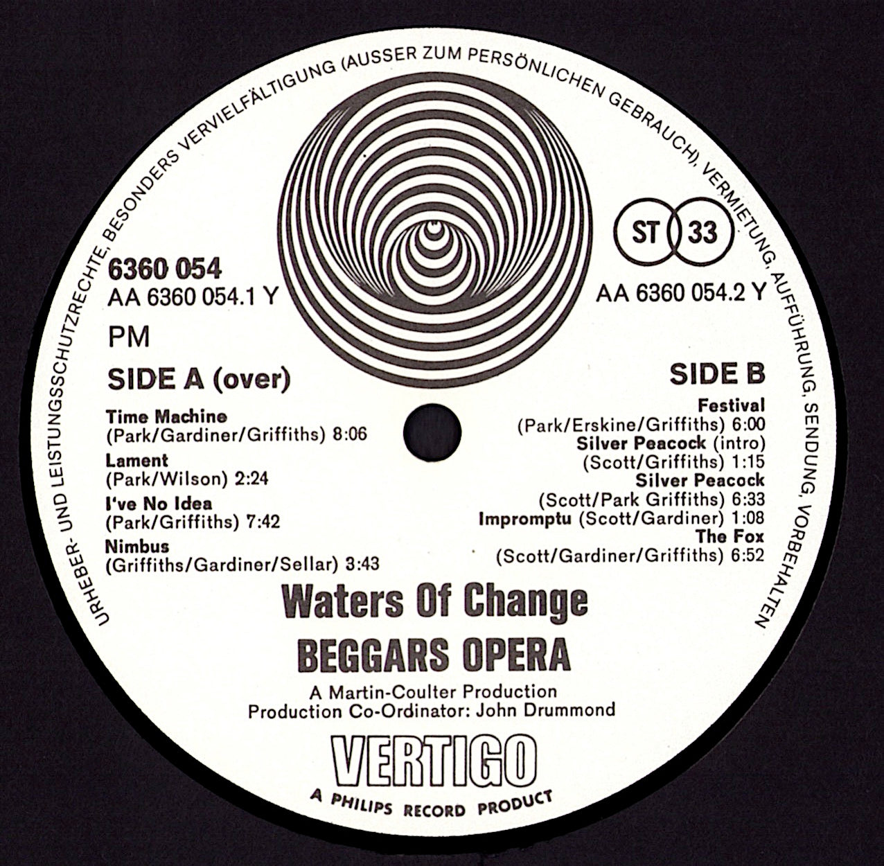 Beggars Opera - Waters Of Change (Vinyl LP)