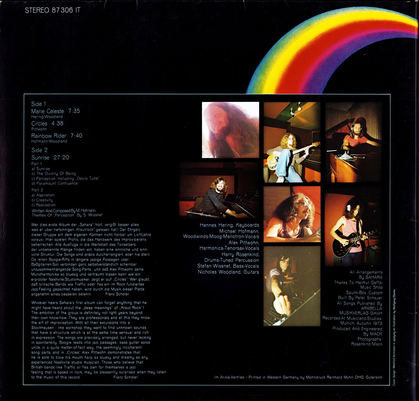 Sahara - Sahara Sunrise Vinyl LP