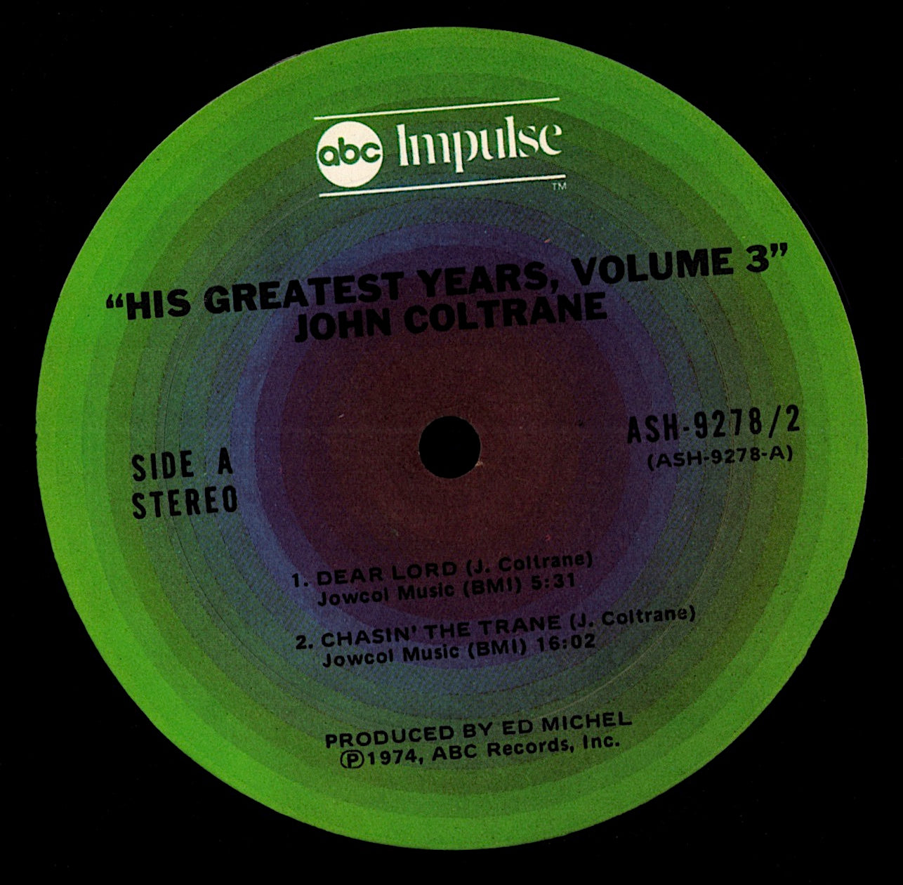 John Coltrane – The Best Of John Coltrane: His Greatest Years Vol. 3 (Vinyl 2LP | US Original | 1974)