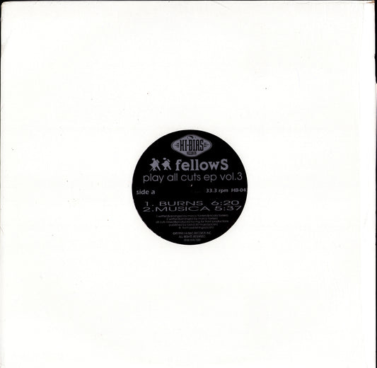 Fellows - Play All Cuts EP Vol. 3 (Vinyl 12" EP)