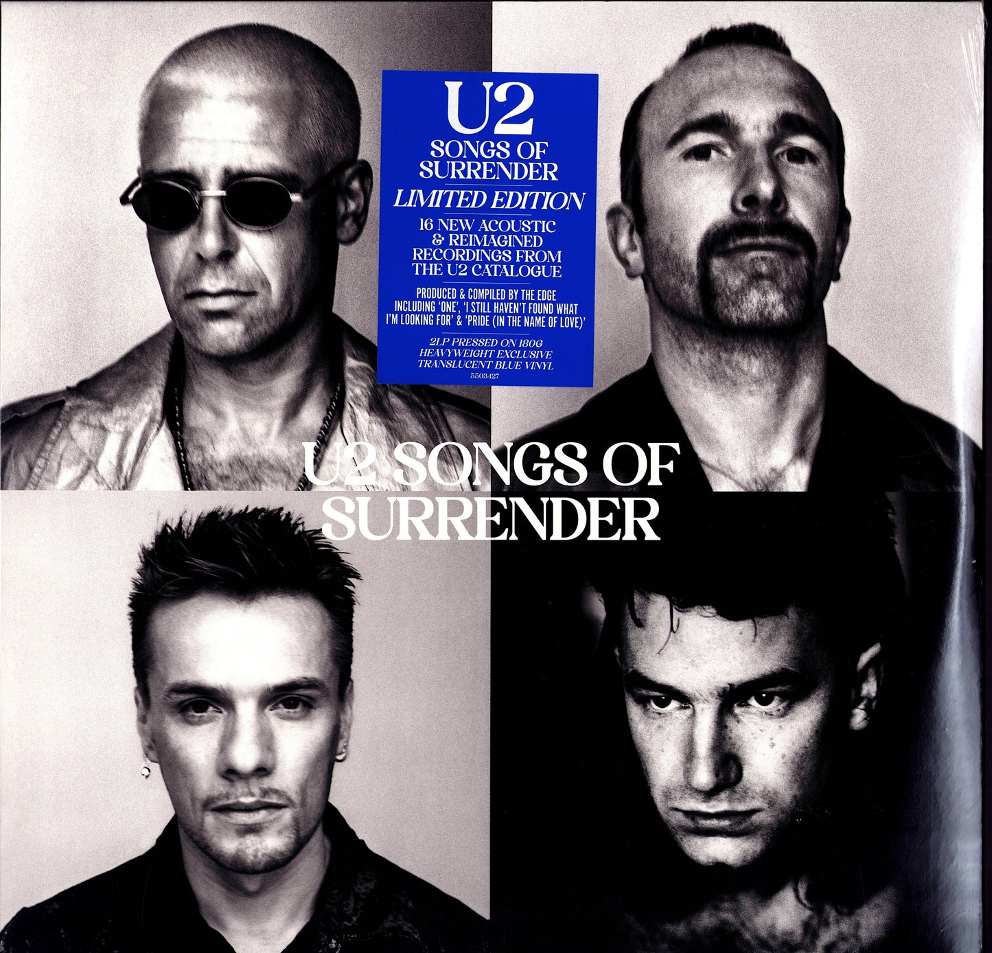 U2 – Songs Of Surrender Vinyl 2LP | Blue Translucent Vinyl | Limited Edition | EU 2023