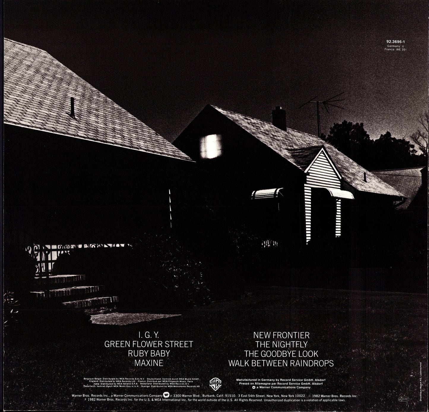 Donald Fagen – The Nightfly Vinyl LP, DE Original, 1982