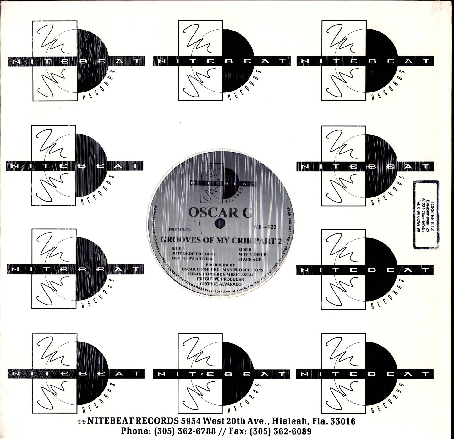 Oscar G – Grooves Of My Crib Part 2 Vinyl 12"