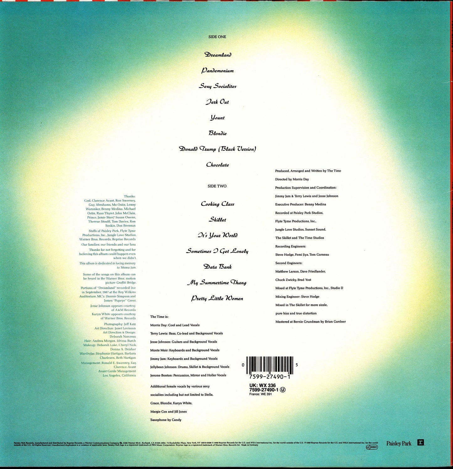 The Time – Pandemonium Vinyl LP | EU Original | 1990