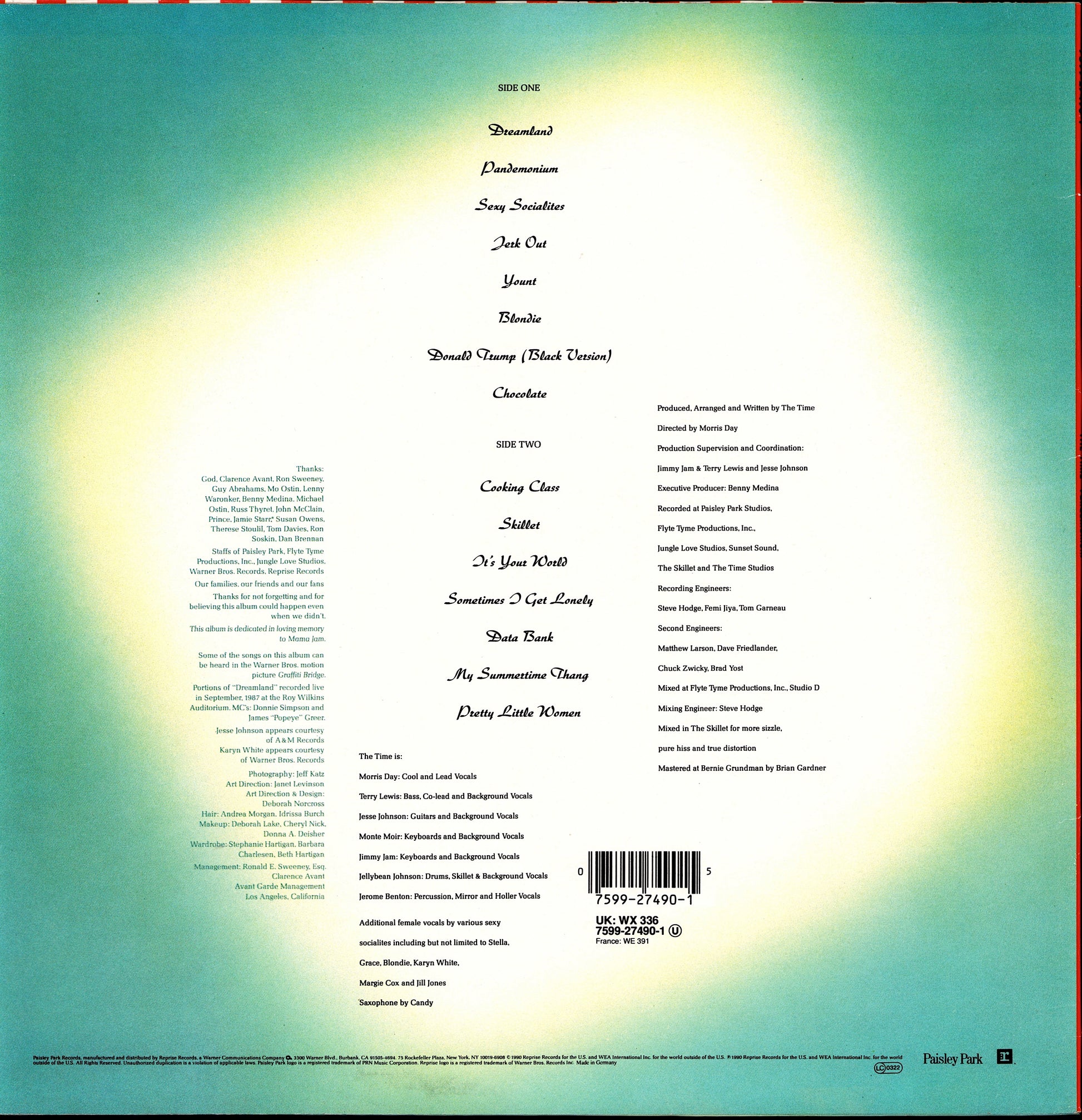 The Time – Pandemonium Vinyl LP | EU Original | 1990