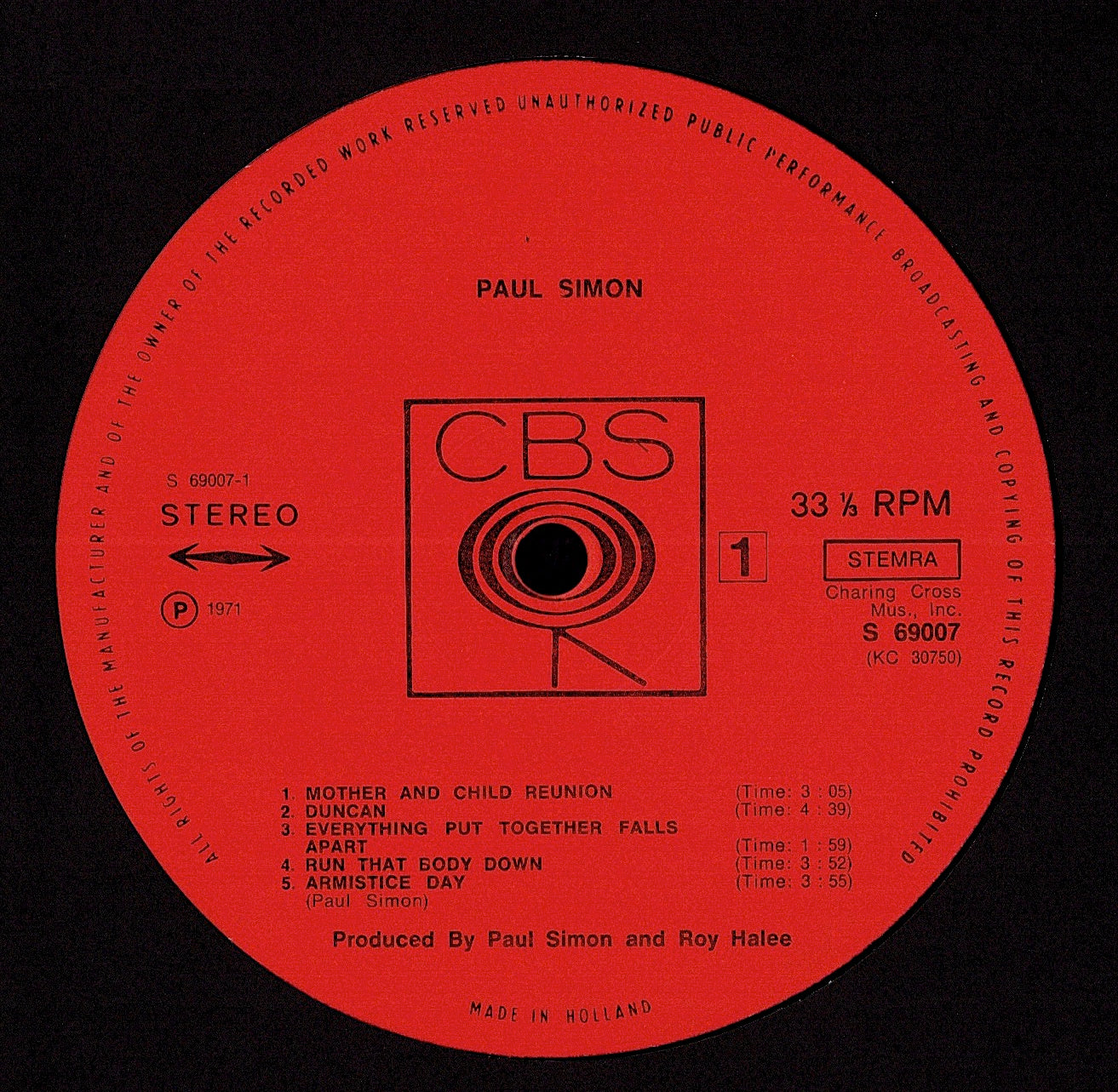 Paul Simon – Paul Simon Vinyl LP | NL Original | 1971