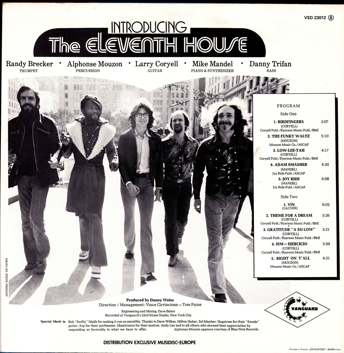 The Eleventh House With Larry Coryell – Introducing The Eleventh House Vinyl LP | FR Reissue | 1974