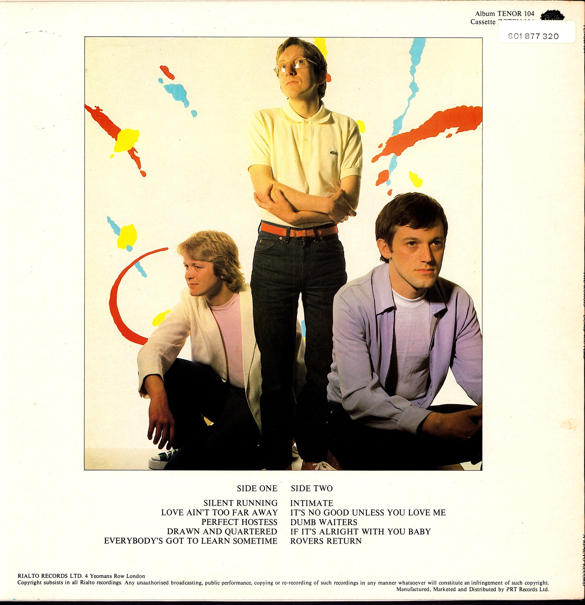 The Korgis – Dumb Waiters Vinyl LP | UK Original | 1980