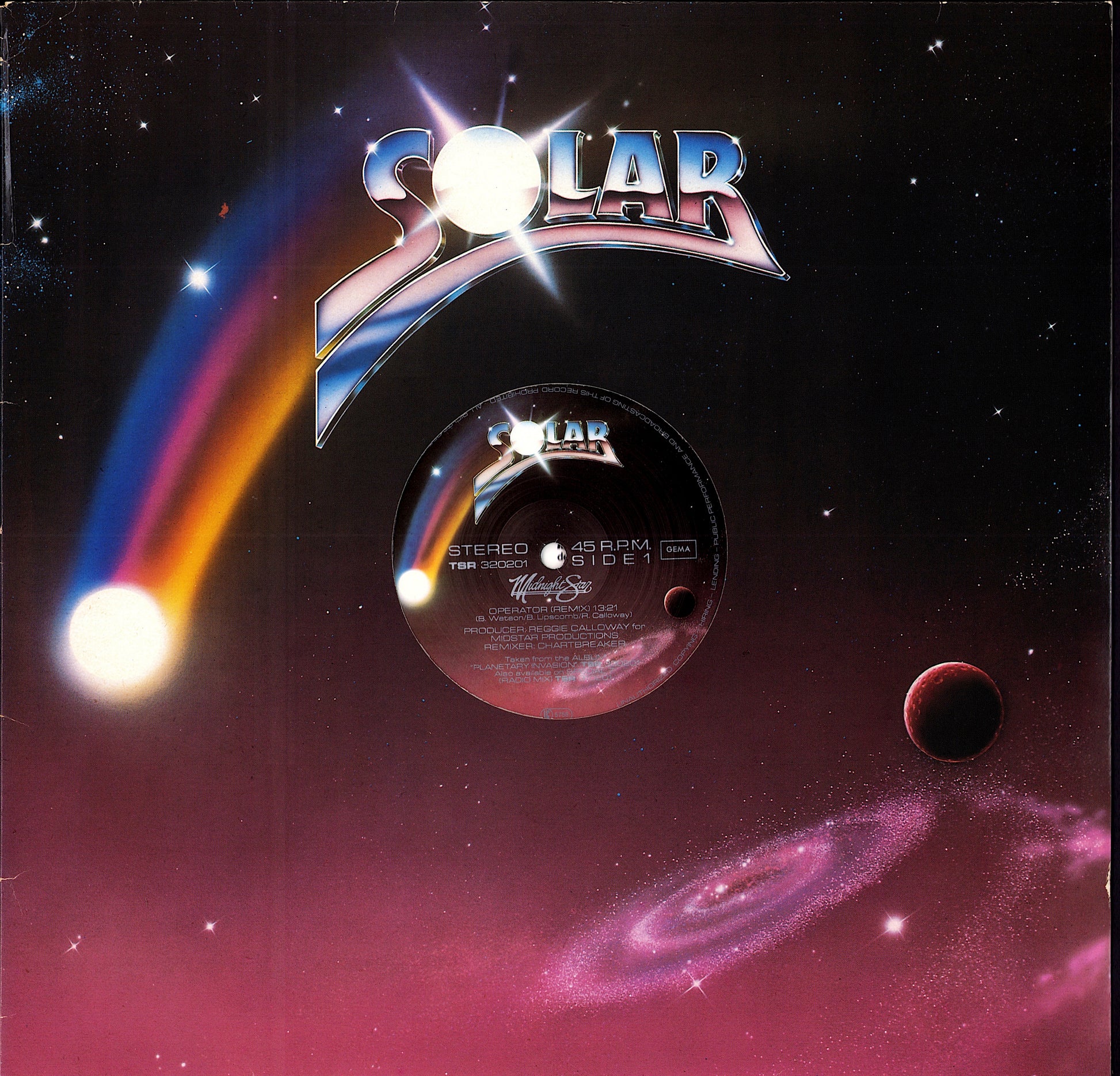 Midnight Star – Operator Vinyl 12" Maxi | DE Original | 1984