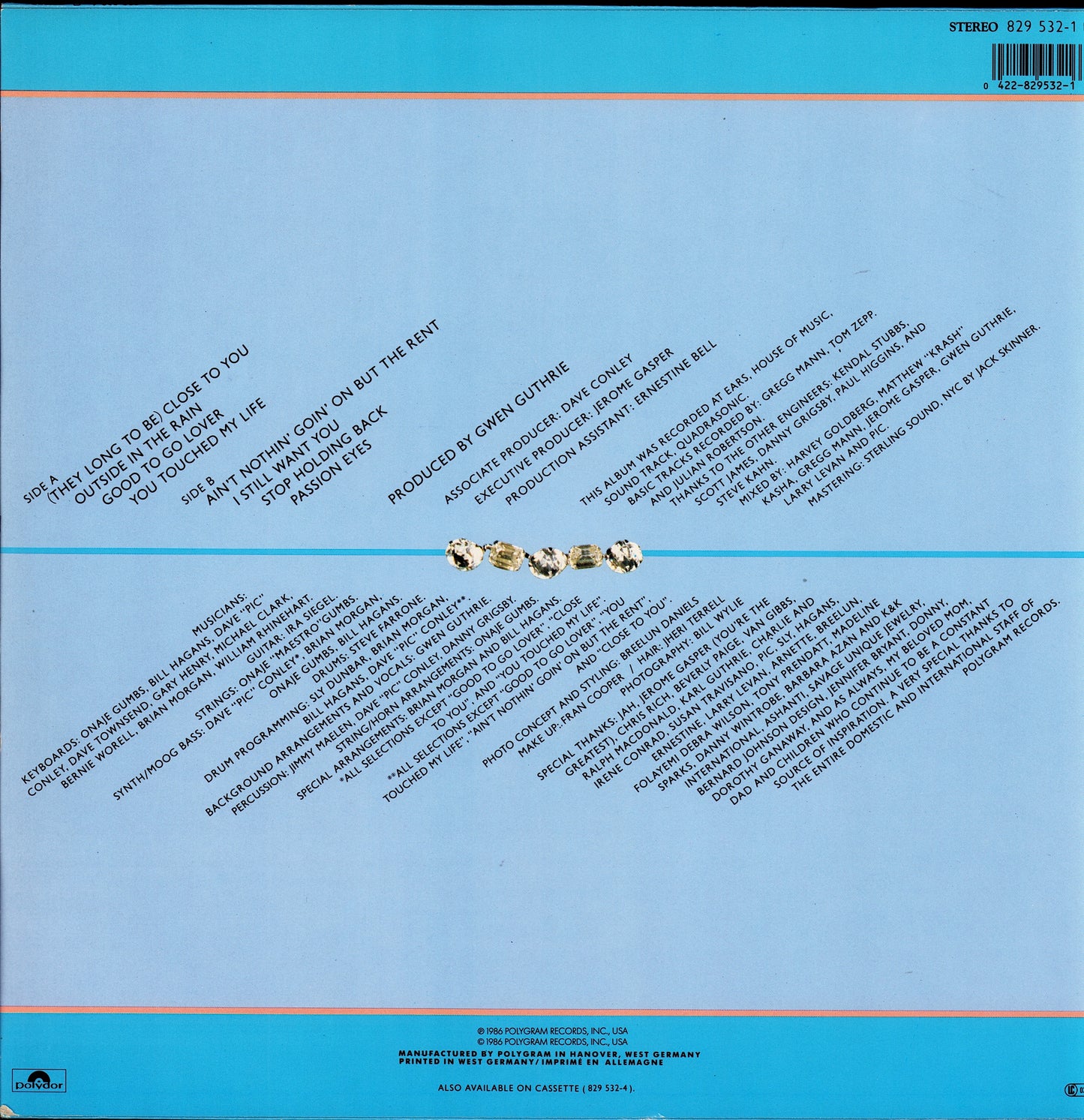Gwen Guthrie – Good To Go Lover Vinyl LP | DE Original | 1986
