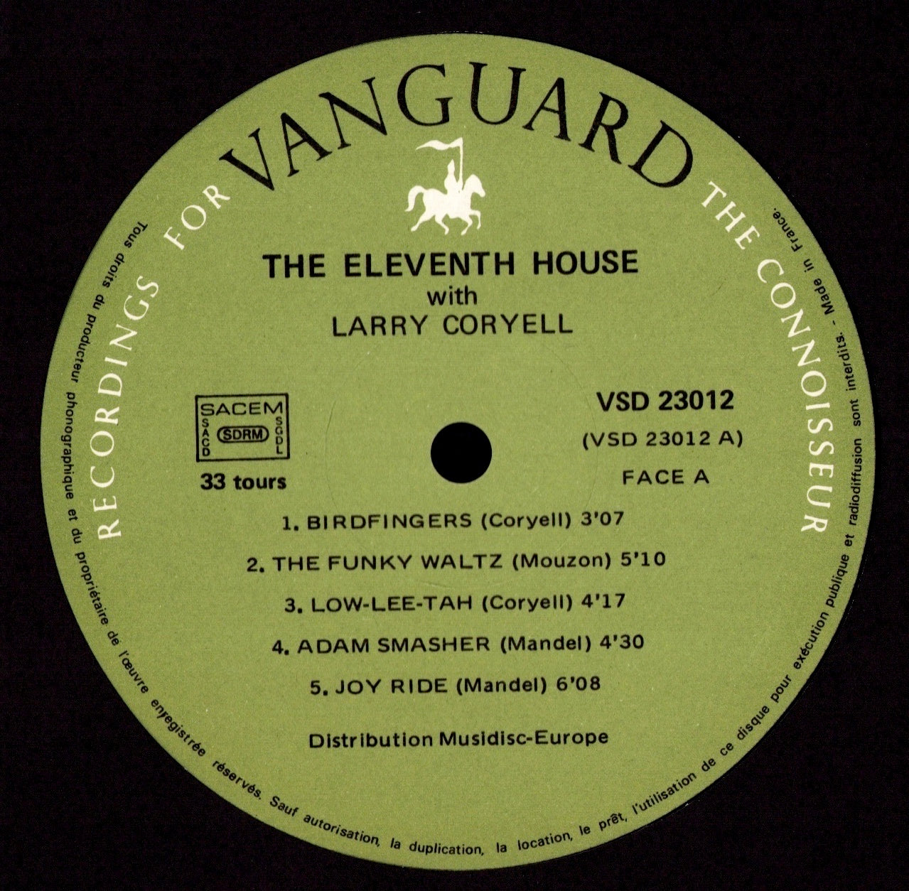 The Eleventh House With Larry Coryell – Introducing The Eleventh House Vinyl LP | FR Reissue | 1974