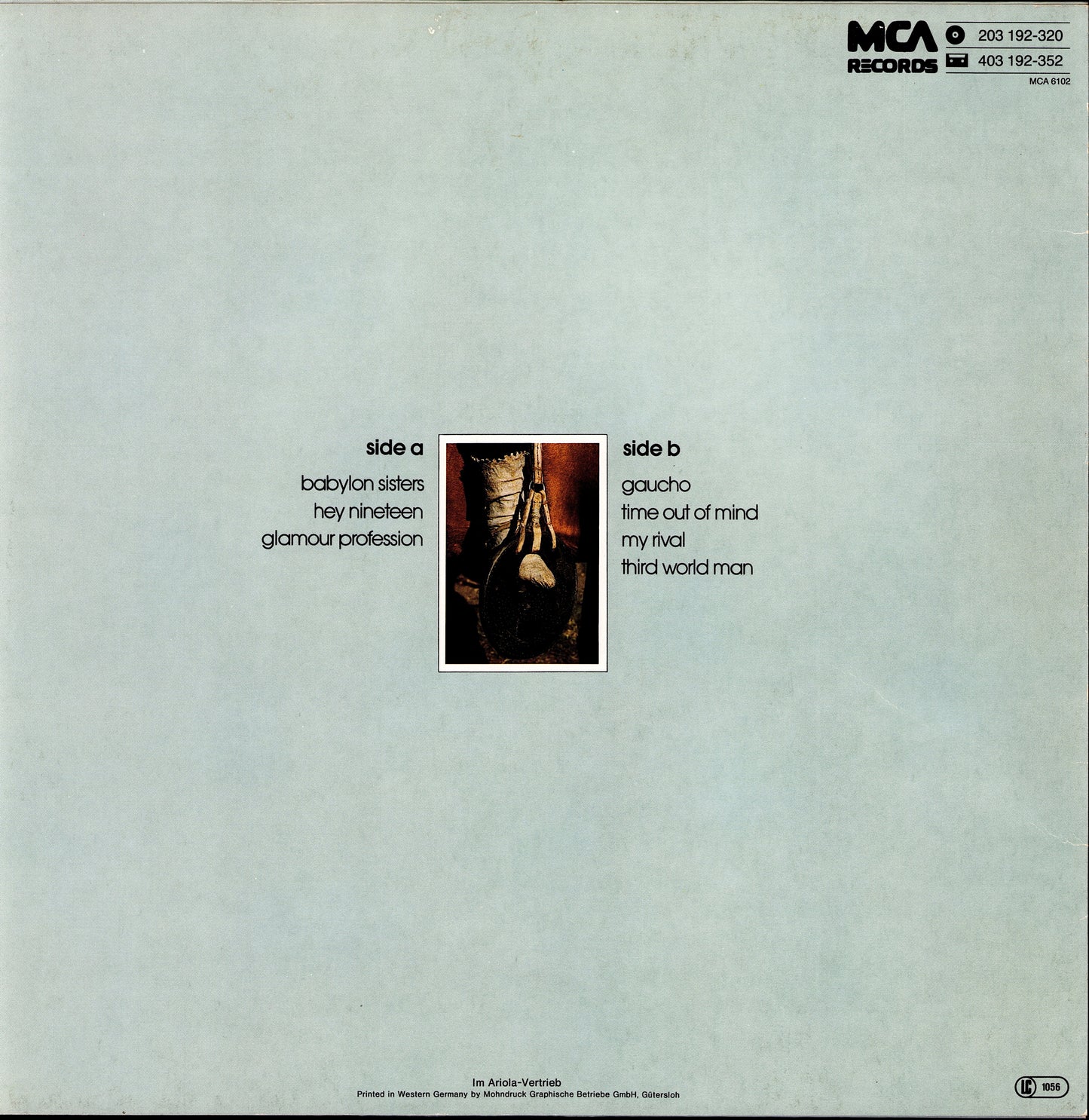 Steely Dan – Gaucho Vinyl LP | DE Original | 1980