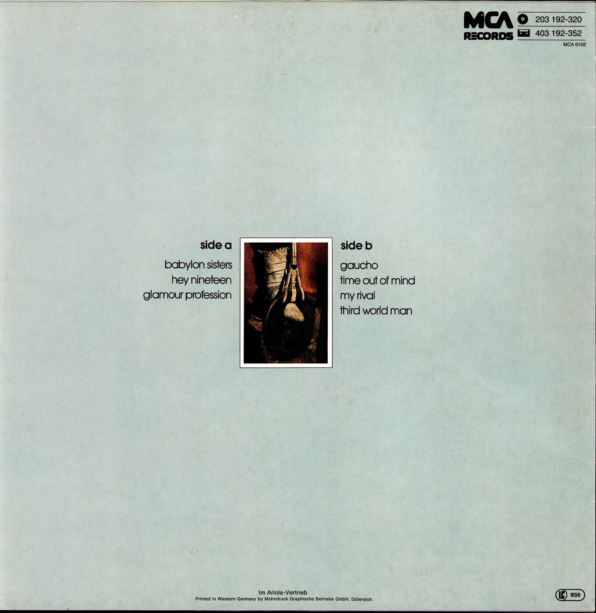 Steely Dan – Gaucho Vinyl LP | DE Original | 1980