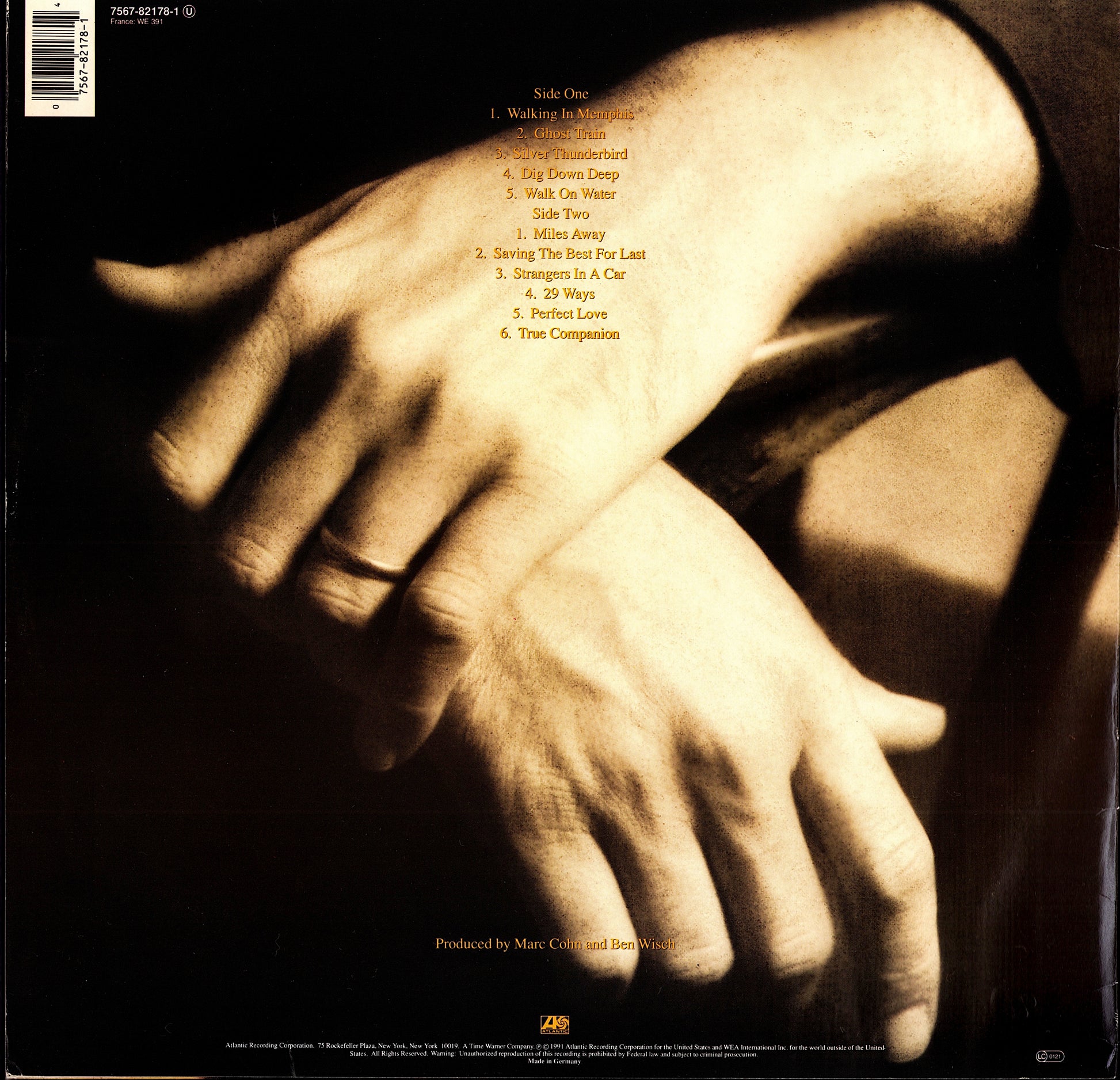 Marc Cohn – Marc Cohn Vinyl LP | EU Original | 1991