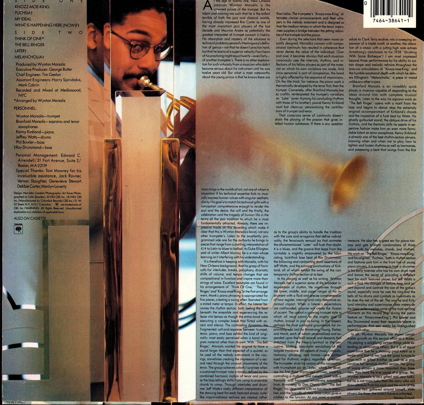 Wynton Marsalis – Think Of One (Vinyl LP | US Original | 1983)