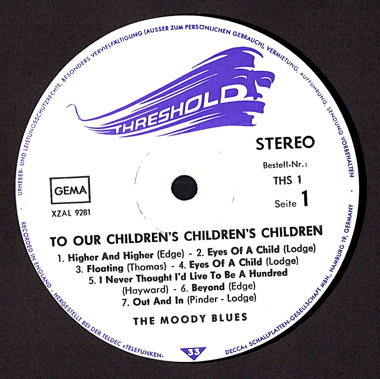 The Moody Blues – To Our Children's Children's Children (Vinyl LP | DE Original | 1969)