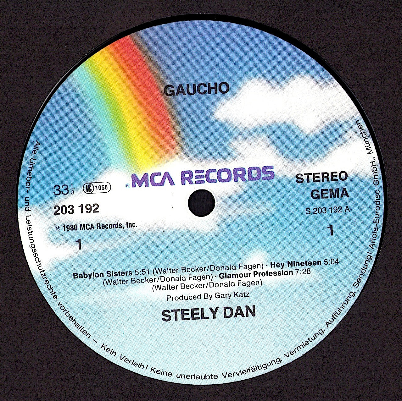 Steely Dan – Gaucho Vinyl LP | DE Original | 1980