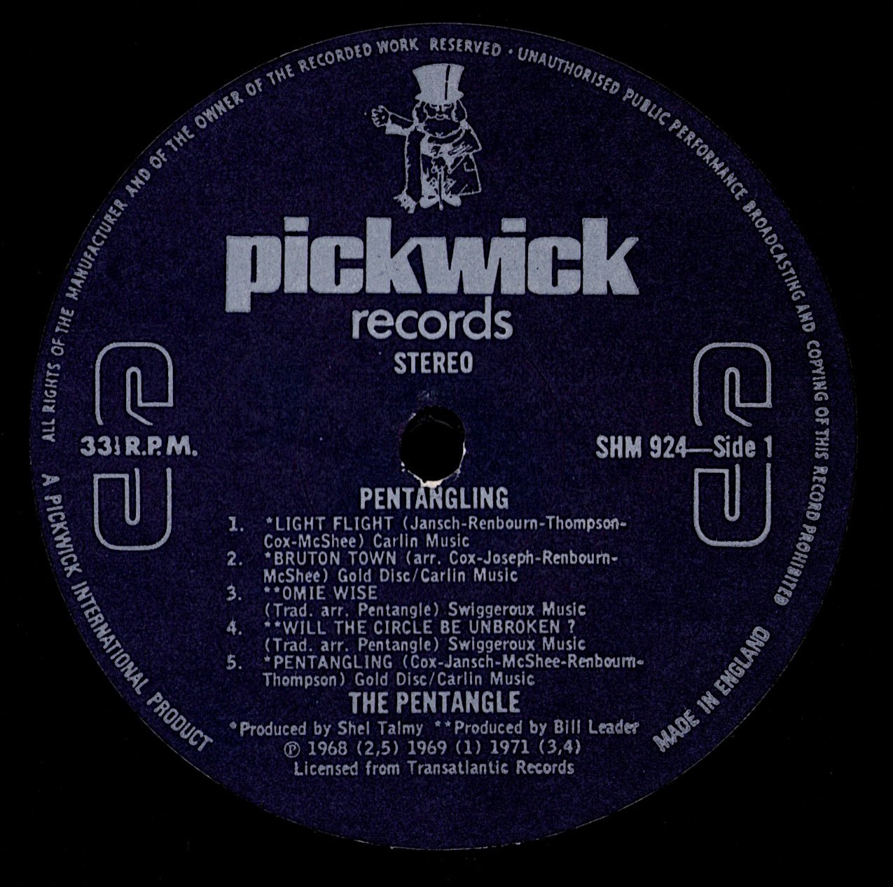 Planxty ‎- Cold Blow And The Rainy Night Vinyl LP Kopie