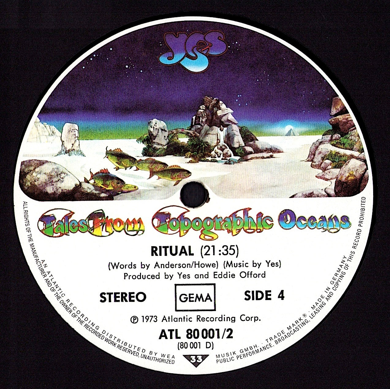Yes - Tales From Topographic Oceans Vinyl 2LP Kopie
