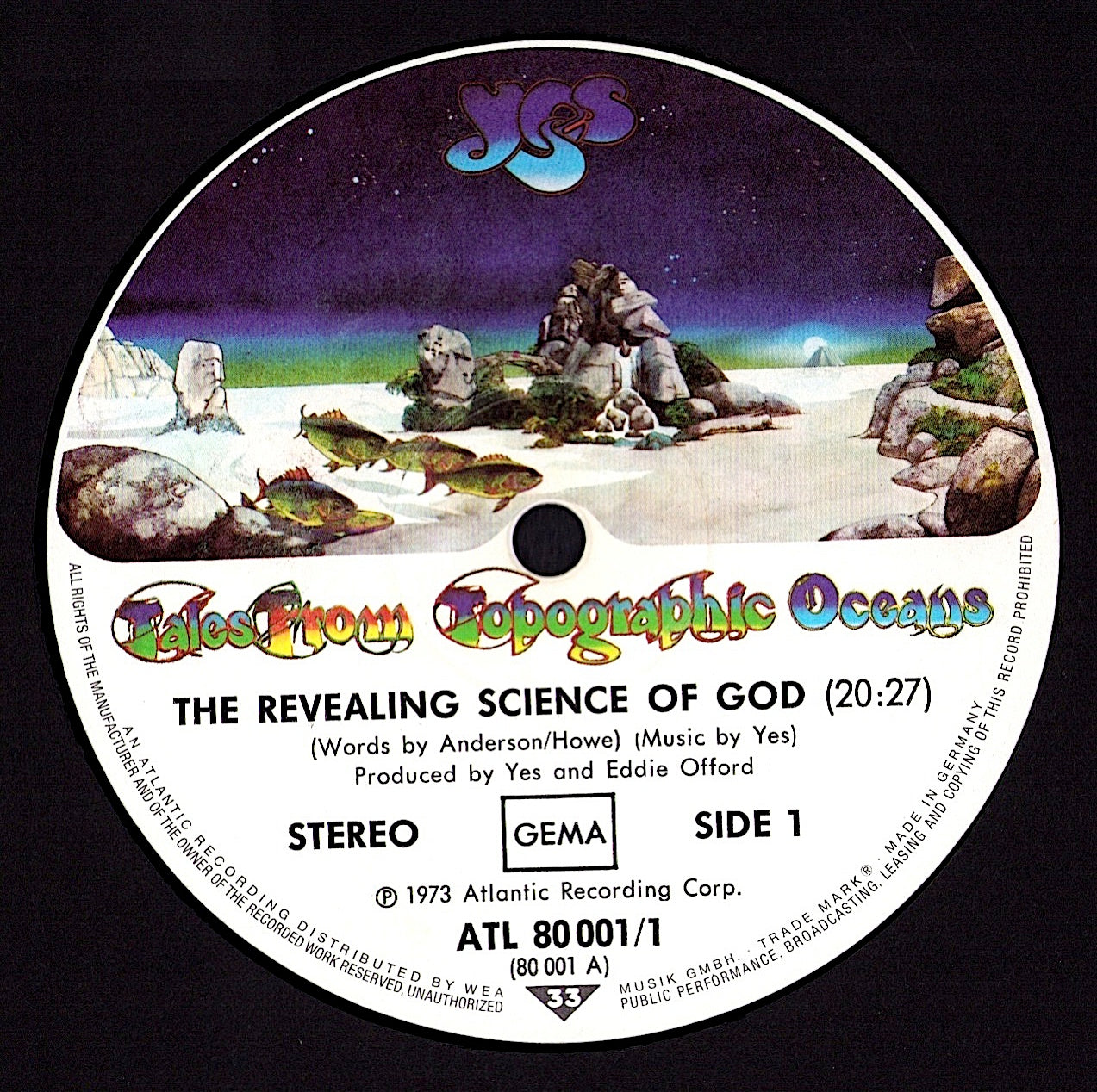 Yes - Tales From Topographic Oceans Vinyl 2LP Kopie