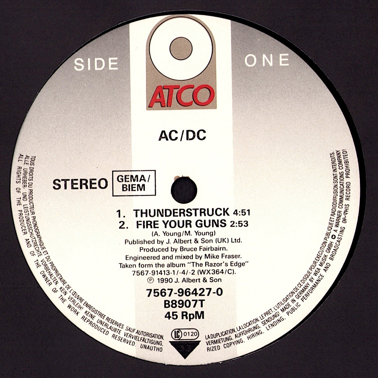 AC/DC - Heatseeker Vinyl 12" Kopie