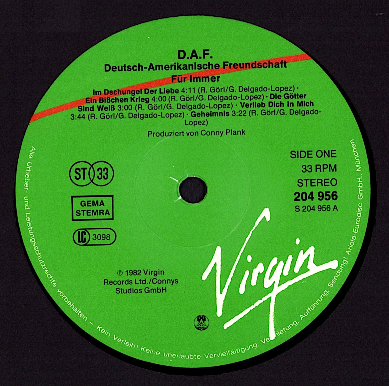 German American Friendship ‎- Gold And Love (Vinyl LP) 