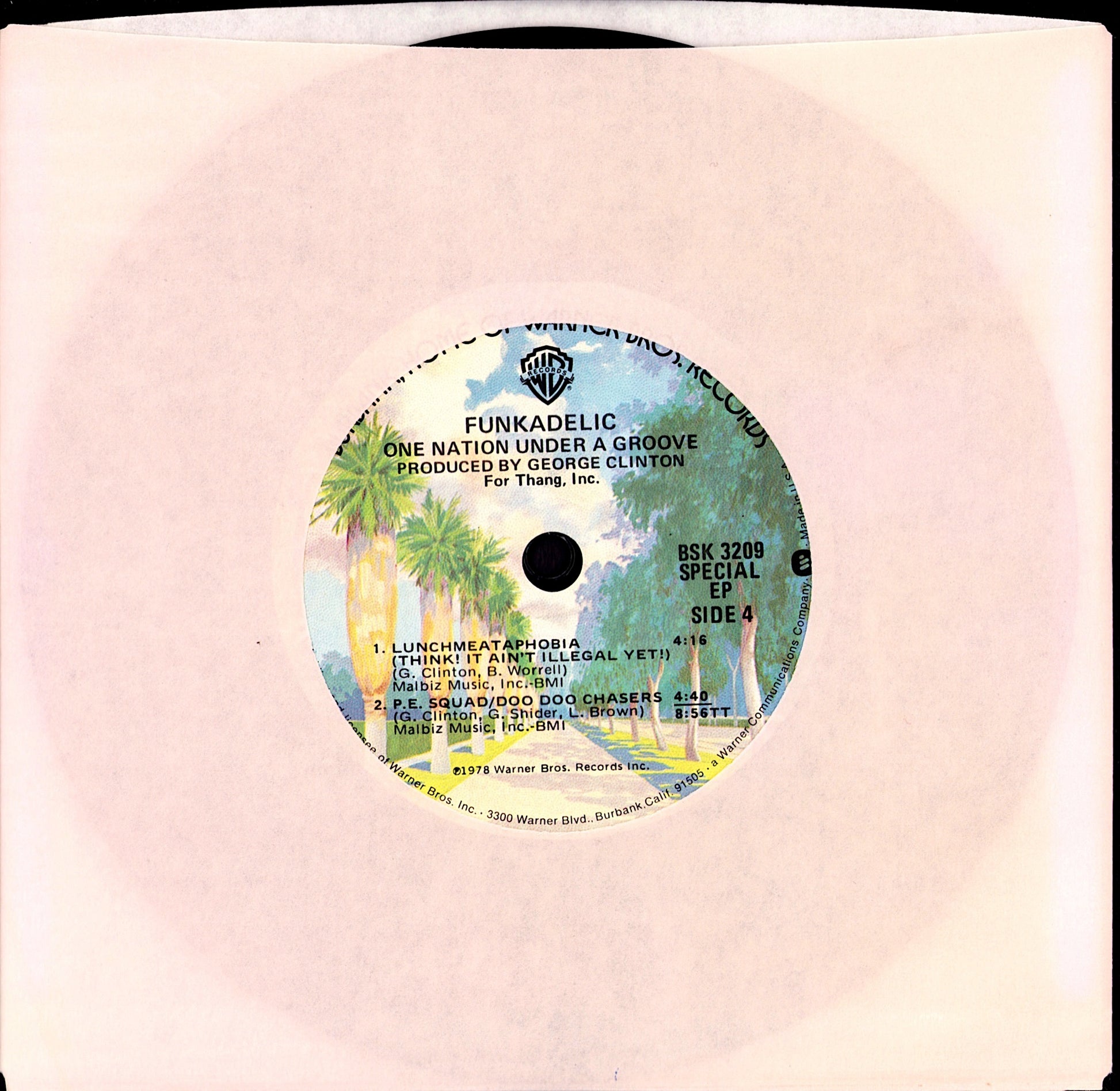 Funkadelic - One Nation Under A Groove Vinyl LP + 7" EP Kopie