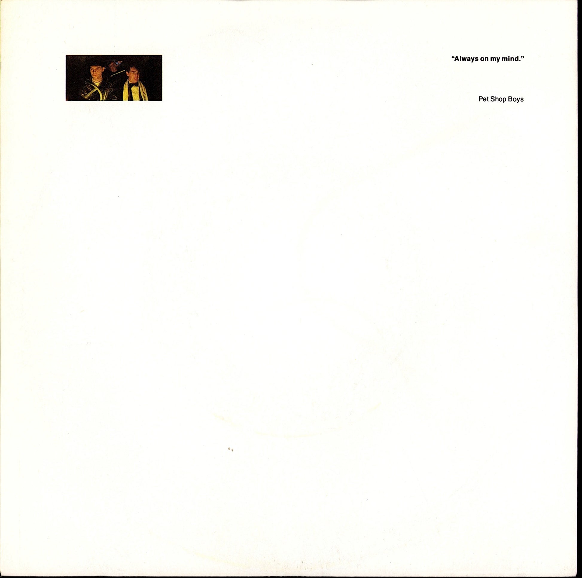 Pet Shop Boys – Rent 7" Vinyl Single | EU Original | 1987 Kopie Kopie Kopie